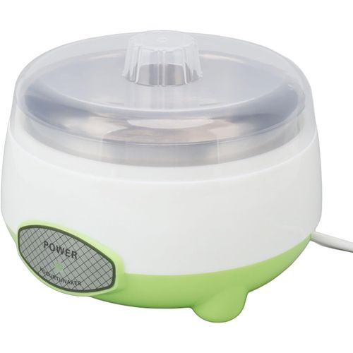 Hamiltion-Yaourtière 15W, Récipient De Machine À Yaourt En Acier Inoxydable Pour Yaourt Fait Maison (Prise Ue 220V)