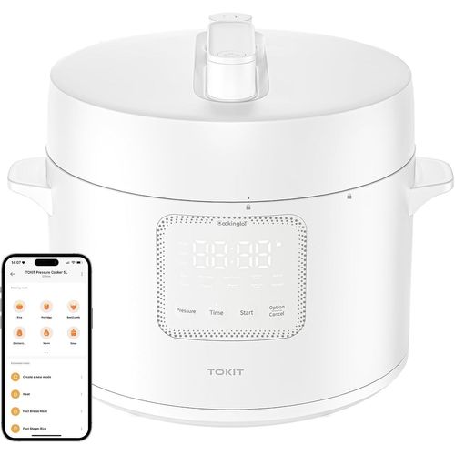 Hamiltion-Multicuiseur 5L Autocuiseur Électrique-Smart Control Mihome Cocottes-Minute Mijoteuse, Cuiseur À Riz, Yaourtière, Cuiseur À Soupe En 1, 14 Programmes, Pot Intérieur À Revêtement Antiadhésif