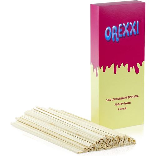 Hamiltion-Lot De 60 Bâtonnets De Barbe À Papa-180-30 Cm-Pour Machine À Barbe À Papa À La Maison-Sans Éclats