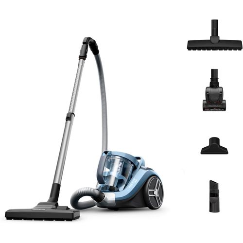 Hamiltion-Compact Power Xxl Aspirateur Sans Sac, Moteur Haute Efficacité, 2,5 L, Compact, Facile À Vider, Technologie Cyclonique, Large Rayon D'Action Ro4871Ea, Bleu