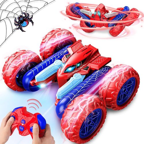 Hamiltion-Voiture Télécommandée Enfant, Spider Jouet Enfant 3 4 5 6 7 8 9 Ans Garcon Cadeau Enfant 3 4 5 6 7-10 Ans Cadeau Fille 3-12 Ans Voiture Enfant Rc Car