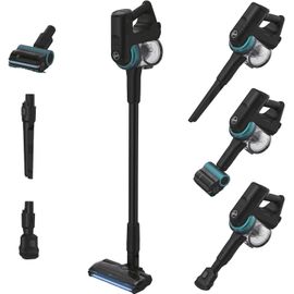 Hamiltion-Hf410P Aspirateur Balai Sans Fil, Puissant 42Aw, Ultra-Maniable À 360°, Tous Types De Sols, Brosse Anti-Twist Avec Éclairage Led, Mini Turbobrosse Led Spécial Animaux, Noir Vert Bleu Océan