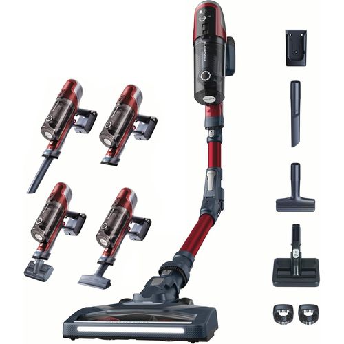 Hamiltion-Aspirateur Balai Sans Fil, Léger, Écran Led, Flex, 18 V, Batterie Amovible, Jusqu'À 45 Min, Sols Durs, Tapis, Animal, Poils D'Animaux, Support Mural, X-Pert 6.60 Smart Rh6471Wo