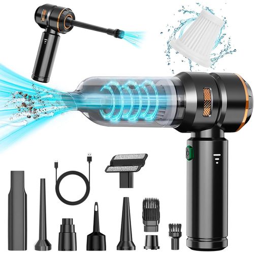 Hamiltion-Aspirateur À Main Voiture, Aspirateur 18000 Pa Puissant Sans Fil, 4 En 1 Aspirateur Main Portable Usb Rechargeable, Aspirateurs À Main Kit De Nettoyage Pour Bureau,Voiture, Maison, Poils D'