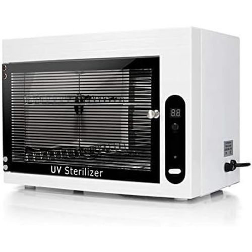 Hamiltion-Stérilisateur Uv Professionnel Aux Rayons Ultraviolets Et À L'Ozone, Lampe Uv-C + O3, Deux Étagères, Grande Capacité (9 Litres), Certifié Ce