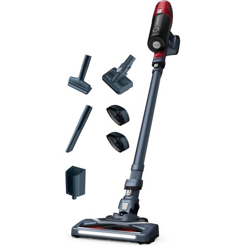 Hamiltion-X-Pert 6.60 Kit Animal Aspirateur Balai Sans Fil, Réglages Vitesses Automatique, Gâchette Boost, Jusqu'À 45 Min D'Autonomie, Batterie Amovible, Rouge/Gris Rh6878Wo