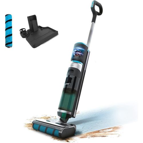 Hamiltion-Balai Électrique Freego Wash&Vacuum. 200W, Lave, Aspire En Même Temps, Autonomie 35Min, Rouleau Absorbant Wet Jalisco, Réservoir D'Eau Propre 700Ml Et D'Eau Sale 700Ml, Pulvérisateur Et Bas