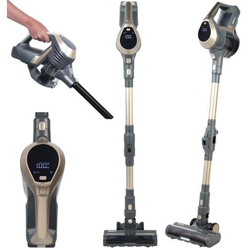 Hamiltion-Bel01727Ttvde Smartflex Aspirateur Sans Fil ¿ Aspirateur-Balai Multicyclonique De 1L, Charnière Flexible, Aspiration 14-21 Kpa, Led Niveau De Batterie, Capteur De Blocage Intelligent, 220W