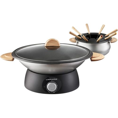 Hamiltion-Wok/Fondue 349019 Classic Bois Clair, Light Wood