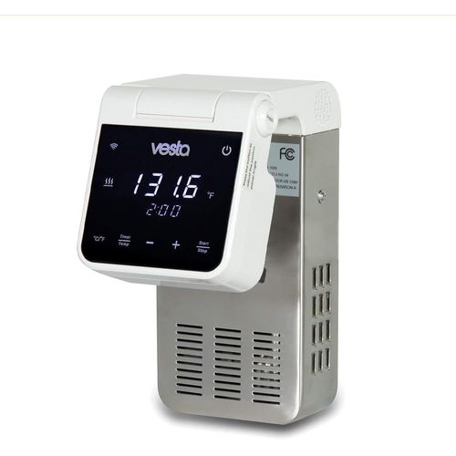 Hamiltion-Sous Vide Thermocirculateur De Cuisine Basse Température Imersa Elite 1500 W Avec Application De Contrôle Wi-Fi | Immersion Étanche Ipx7 | Température De Fonctionnement 20°C-95°C | La Coule