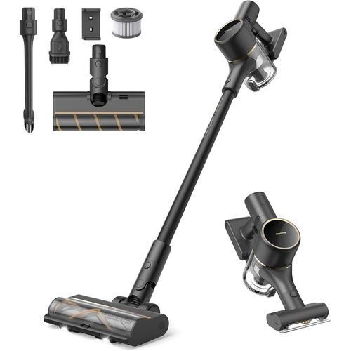 Hamiltion-R10 Pro Aspirateur Balai Sans Fil, Aspiration 150Aw, Autonomie 65Min, Brosse Multi-Surfaces, Lumières Led, Élimination Poils D'Animaux, Parfait Pour Maison Et Voiture, Léger Et Polyvalent