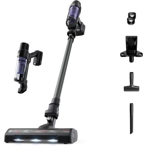 Hamiltion-X-Pert 7.60 Aspirateur Balai Sans Fil, Puissance 140 W, Léger, Polyvalent, Autonomie Jusqu'À 45 Min, Batterie Amovible Rh6A33Wo, Violet & Noir