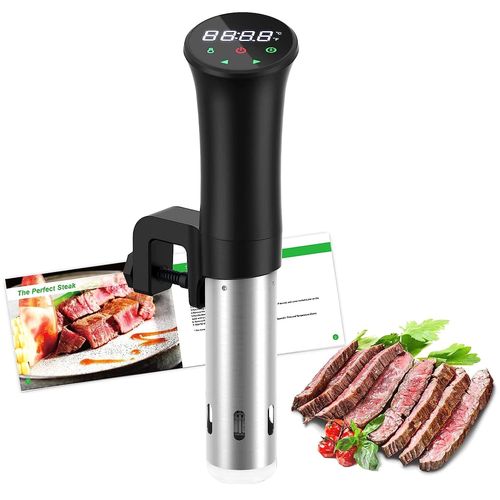 Hamiltion-Cuiseur Sous Vide, Thermoplongeur Sous Vide, Circulateur D'Immersion De Cuisinière Avec 0,1 ¿ Contrôle Précis De La Température, Circulation D'Eau Silencieuse Puissante 3D, Nutrition