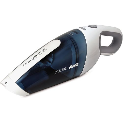 Hamiltion-Extenso Aspirateur À Main 4,8 V Autonomie 11 Minutes Capacité Bac À Poussière 0,375 Ml Bien Accessoirisé Ac446101, Bleu Translucide / Blanc