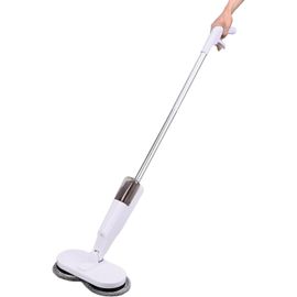 Hamiltion-Balai Électrique Sans Fil, Balai Électrique Multifonction À Séchage Humide, Léger Rechargeable Par Usb 4 Tampons De Balai Électrique Rotatif Pour Parquet, Sol Stratifié, Fenêtre