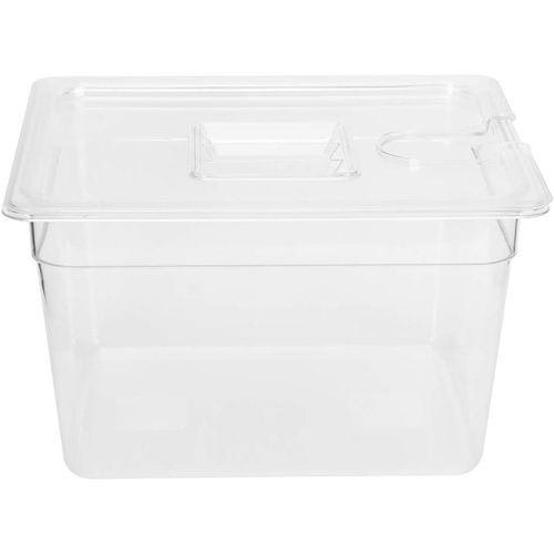 Hamiltion-Récipient Sous Vide 11 L, Réservoir De Bain-Marie Sous Vide Avec Couvercle, Récipient Alimentaire Adapté À La Plupart Des Cuisinières Sous Vide, Accessoires Sous Vide