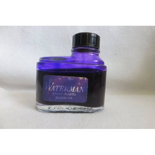Ancien Flacon Waterman Encre Violette