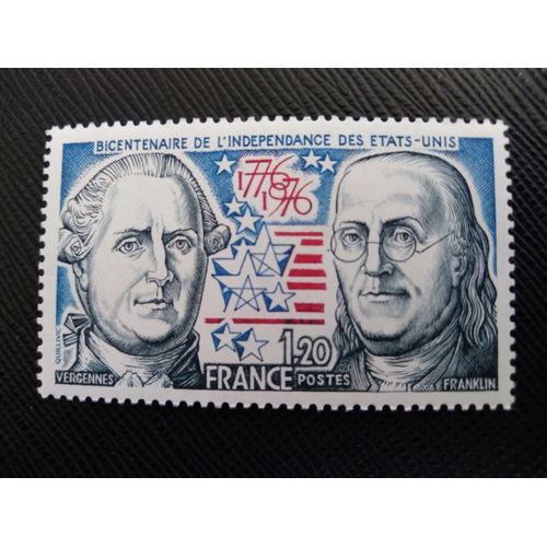 Timbre France Y T 1879 Bicentenaire Des États-Unis 1976 (080509 )