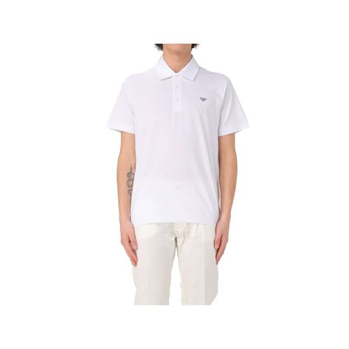 Polo Emporio Armani Eagle Ga Homme Blanc