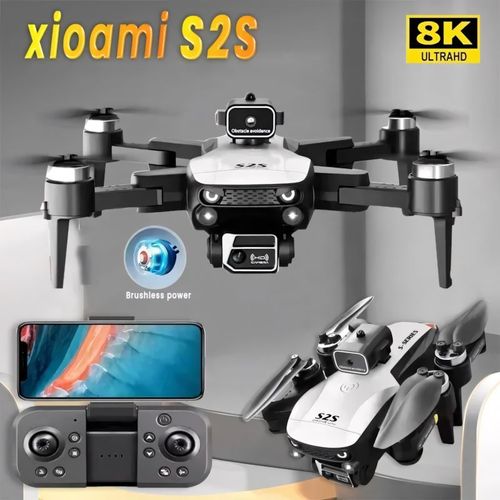 Mini Drone S2s 8k Hd 25 Min, Évitement Obstacles, Brushless, Pliable Quadrirotor-Xiaomi