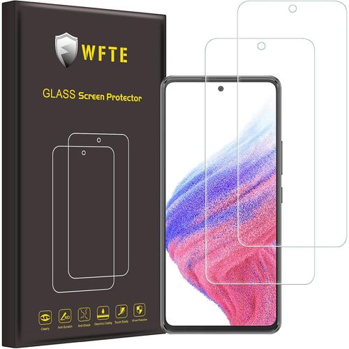 [Lot De 2 Verre Trempé Compatible Avec Samsung Galaxy A53 5g/Samsung Galaxy A52s 5g/A52 4g/5g, 0,26mm Film De Protection D'écran Avec Haute Transparence À 99%, Anti-Trace Protecteu[Pac5150372]