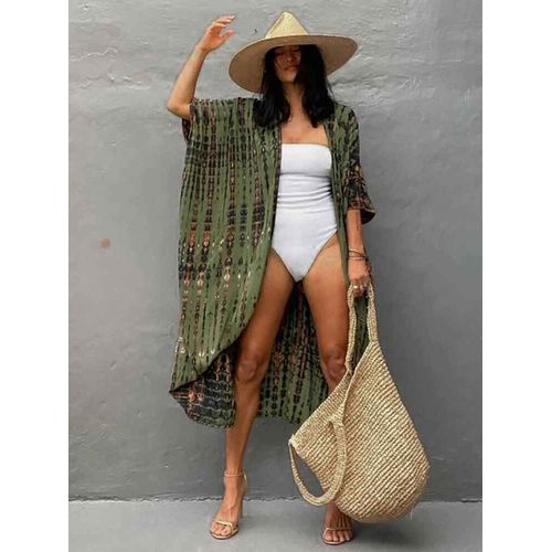 Fitshinling-Kimono De Plage Vintage,Embauhalo,Couverture Avec Ceintures,Long Cardigan Aéré,Couvertures Sexy De Vacances