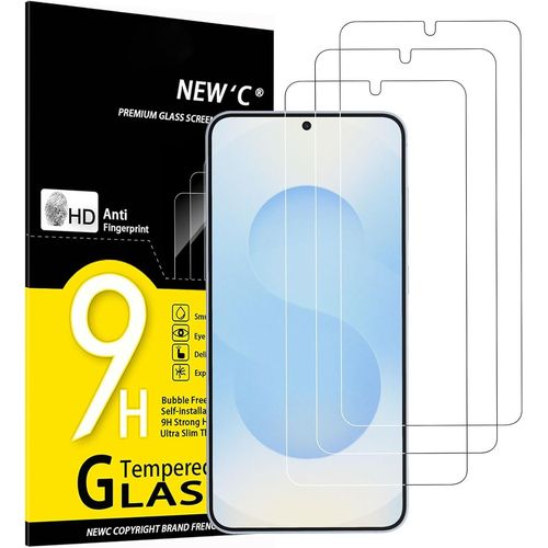 3 Protections Écran Verre Trempé Pour Samsung Galaxy S25+/S25 Edge - Compatible Modèles Plus - Dureté 9h - Sans Bulles D'air - Graines Creatives By Pw