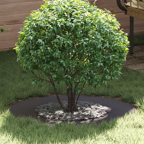 vidaXL Anneau de Pot en Métal Noir 70 cm de diamètre