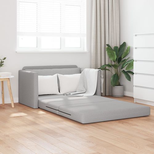 Vidaxl Canapé Lit Sol 2-En-1 Gris Nuage 124x71x78 Cm Tissu