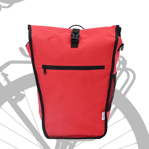 Vidaxl Sac À Vélo Pour Porte-Bagages 20 L Rouge 34x16x59 Cm