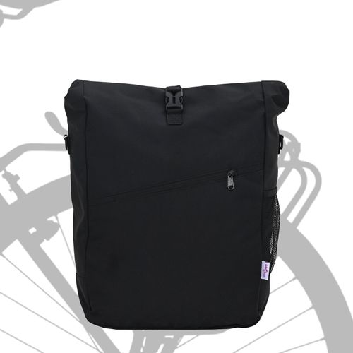 Vidaxl Sac À Vélo Pour Porte-Bagages 25 L Noir 33x16x48 Cm