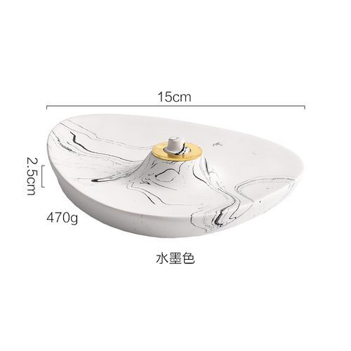 Support de bobine de moustique de ciment de luxe, décoration nordique pour maison et salon, brûleur d'encens en béton, support de bâton, cadeau de mariage