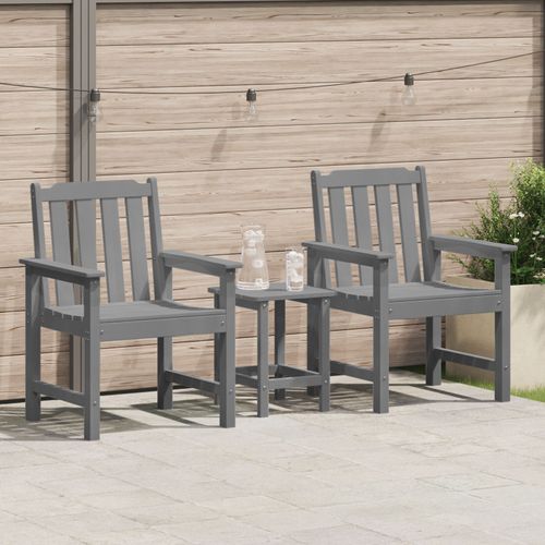 Vidaxl Chaises De Salle À Manger 2 Pcs Gris Clair Hdpe