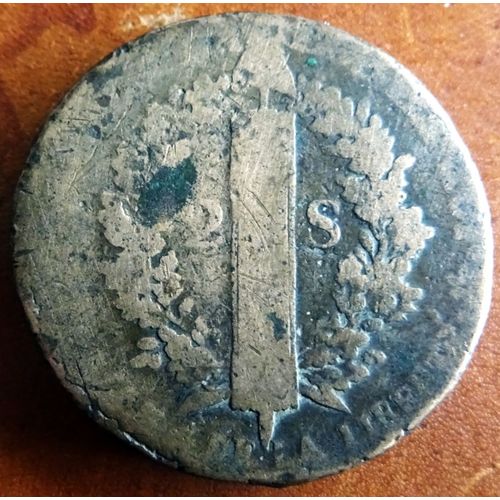 2 Sols 1792 France Louis Xvi Strasbourg Bronze