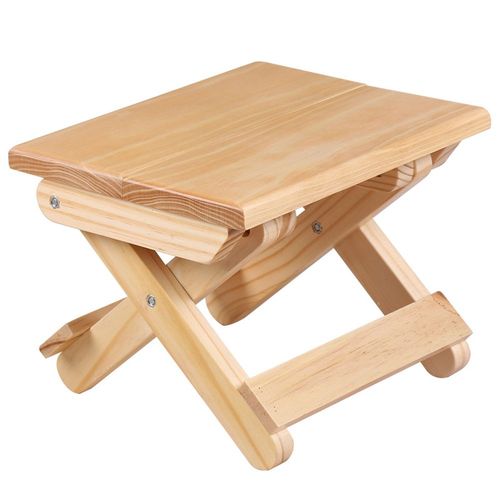Chaise Pliante Portable En Bambou Naturel, Tabouret En Bois Simple, Chaise De Pêche En Plein Air, Petit Tabouret, Chaise De Plage, Wf1015