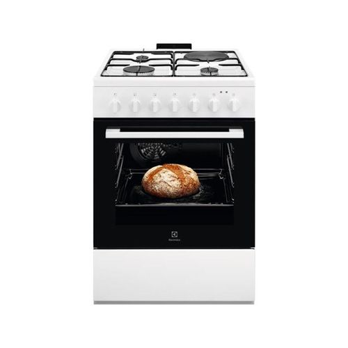 ELECTROLUX cuisinière mixte 3+1 four catalyse LKM624022W