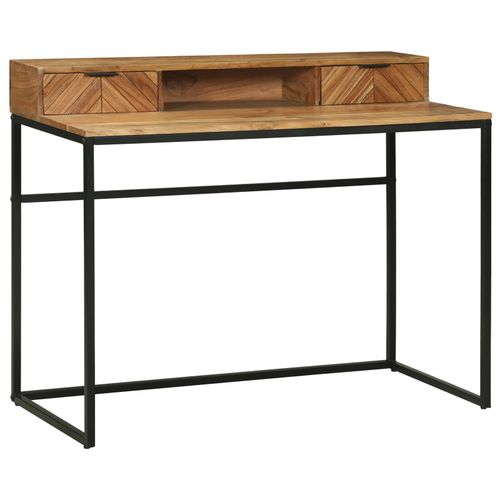 Vidaxl Bureau 110x50x87 Cm En Bois Massif D'acacia