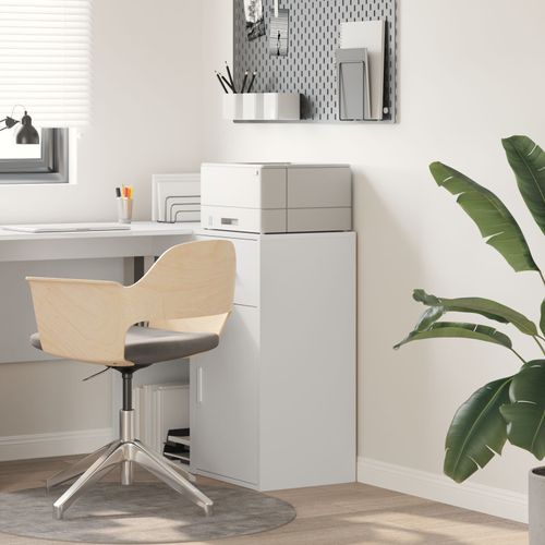 Vidaxl Meuble De Rangement Blanc Blanc Mdf Compact Rangement