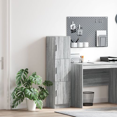 Vidaxl Buffet Gris Gris Sonoma Bois D'ingénierie Standard Buffet Gris