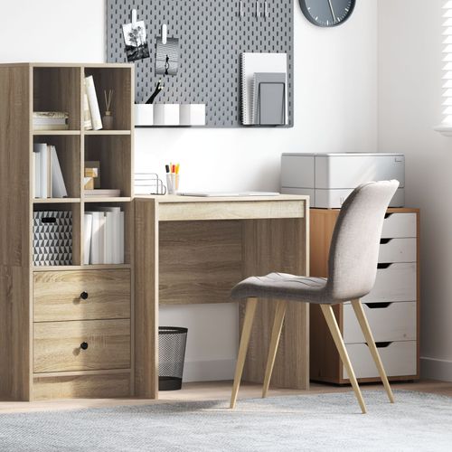 Vidaxl Bureau D'ordi Chêne Sonoma Bois D'ingénierie 70 X 50 X 76 Cm