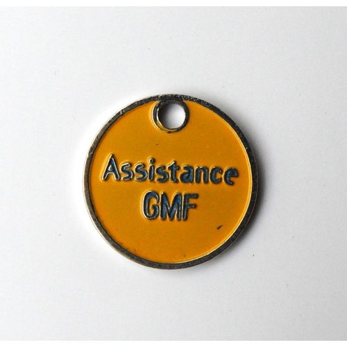Jeton De Caddie Métal Assistance Gmf