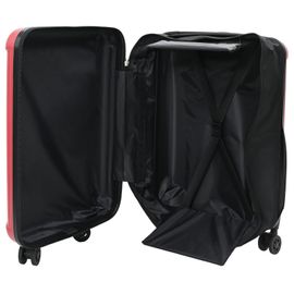 vidaXL Valise Pliable Coque Dure 24'' Rouge 43x27x66 cm ABS