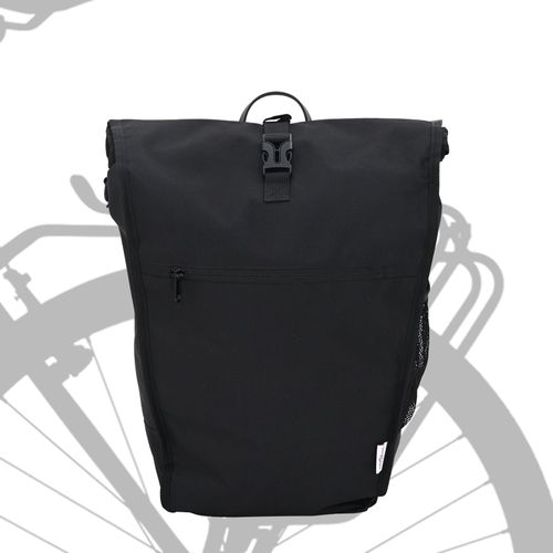 Vidaxl Sac À Vélo Pour Porte-Bagages 20l Noir 34x16x59 Cm