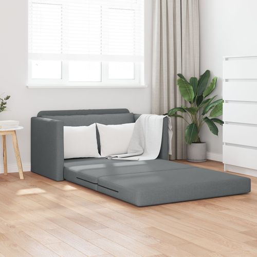 Vidaxl Canapé Lit Sol 2-En-1 Gris Anthracite 124x71x78 Cm Tissu