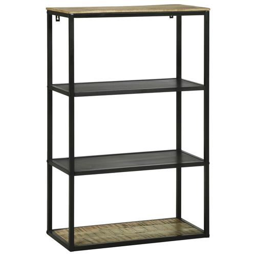 Vidaxl Bibliothèque 70x35x110 Cm En Bois Massif Mangue Brut