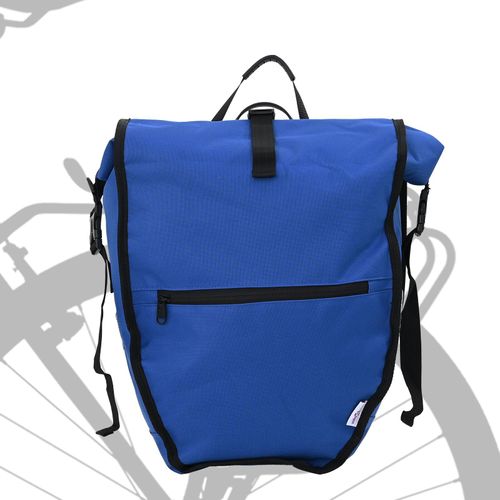 Vidaxl Sac À Vélo Pour Porte-Bagages 25 L Bleu 32.5x17x57 Cm