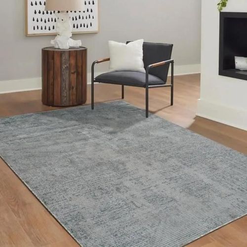 SOYEUX VINTAGE - Tapis vintage gris foncé 120x160
