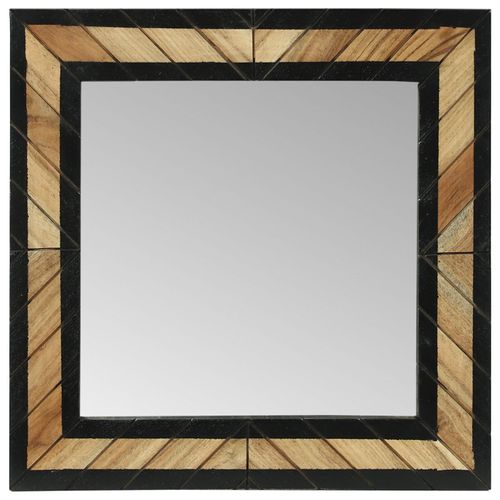 vidaXL Miroirs 2 pcs 50x2x50 cm Bois Acacia