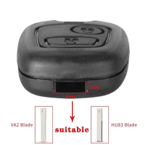 Coque De Clé Télécommande De Voiture,Pour Peugeot 106 107 206 207 306 307 406 407 Citroën C1 C2 C3 C4 C5 Xsara Picasso - Type 9mm X 3mm #B