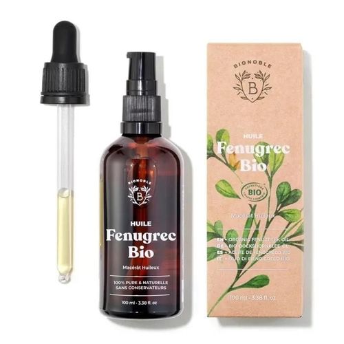 Bionoble Huile De Fenugrec Bio 100 Ml 100% Natural Organic 